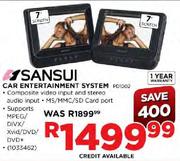 Sansui Car Entertainment System-7" Screen