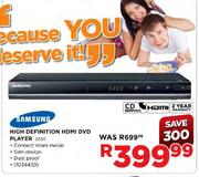 Samsung High Definition HDMI DVD