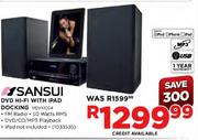 Sansui DVD Hi-Fi With Ipad Docking