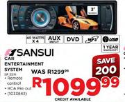 Sansui Car Entertainment System