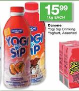 Danone Yogi Sip Drinking Yoghurt Assorted-1kg Each