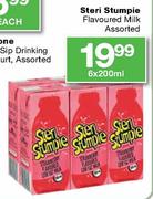 Steri Stumpie Flavoured Milk Assorted-6x200ml 