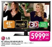 LG 3D Full HD LED TV-42"(107cm) Each