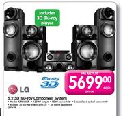 LG 5.2 3D Blu-Ray Component System Each