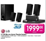 LG 5.1 3D Blu-Ray Home Theatre System Each