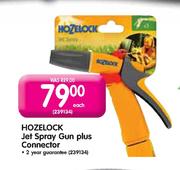Hozelock Jet Spray Gun Plus Connector Each