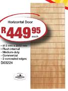 Horizontal Door 813x2032mm-Each