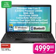 Toshiba 15.6" Laptop (C660)