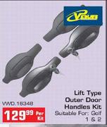 Lift Type Outer Door Handles Kit 16348