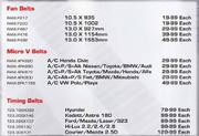 Fan Belt P476 13.0x1154mm-Each