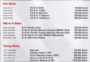 Micro V Belts 6PK1155-Each