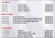 Fan Belt P467 13.0x927mm-Each