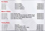 Fan Belt P220 10.5x1002-Each