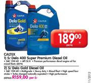 Caltex Delo 400 Super Premium Diesel Oil SAE15W40-Per 5Ltr