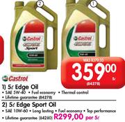 Castrol Edge Oil SAE5W40-  Per 5Ltr 