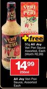 All Joy Vori Peri Sauce Assorted-250ml Each