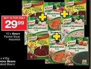 Knorr Packet Soup Assorted-10's