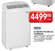 delonghi air conditioner 12500 btu