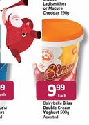 Dairybelle Bliss Double Cream Yoghurt-500g Each