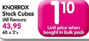 Knorrox Stock Cubes-40x2's