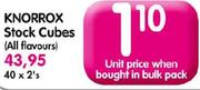 Knorrox Stock Cubes-Each