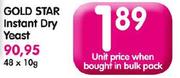 Gold Star Instant Dry Yeast-48x10gm