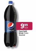 Pepsi Soft Drink Assorted-2ltr Each