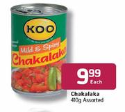 Chakalaka Assorted-410g Each