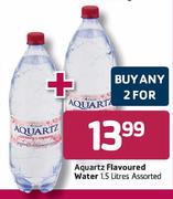 Aquartz Flavoured Water Assorted-2x1.5l