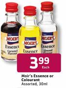 Moir's Essence Or Colourant Assorted-30ml Each 