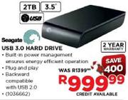 Seagate USB 3.0 Hard Drive