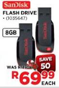 Sandisk Flash Drive-8GB Each