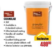 Fired Earth Granular-20 Ltr