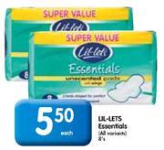 Lil-Lets Essentials-8's Each