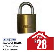 Padlock Brass