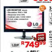 LG LED Monitor E19405