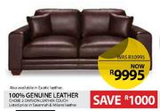 Chobe 2 Division Leather Couch