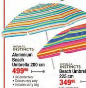 Natural Instincts Aluminium Beach Umbrella-200cm
