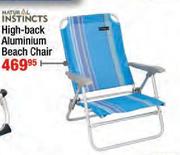 Natural Instincts High Back Aluminium Beach Chair
