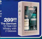 The Glenlivet 12-Year-Old Whisky With 2 Glasses-750ml