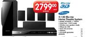 Samsung 5.1 3D Blu Ray Home Theatre System(HT-E4500)-Each