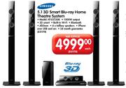 Samsung 5.1 3D Smart Blu Ray Home Theatre System(HT-E5550K)-Each