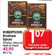 Robertsons Envelope Spices-40x7g