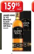 James King 12 Yo Blended Scotch Whisky In Gift Tube-1x750ml