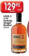 Hogs 3 3 Yo Kentucky Straight Bourbon-1x750ml