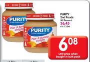 Purity 2nd Foods-6x125ml