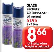 Glade Secrets Air Freshener-180ml