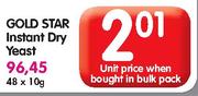 Gold Star Instand Dry Yeast-48x10g