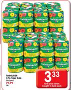 Twinsaver 1-Ply Toilet Rolls (Wrapped)-24's