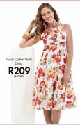 Floral Cotton Vaile Dress